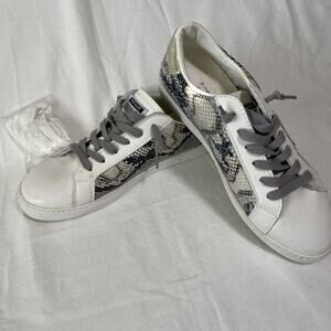 Vintage Havana 8 Bianca Snake Sneakers Star- New -No Box Minor Stain See Pics